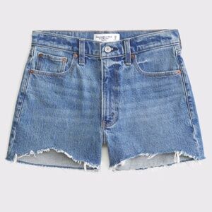 Abercrombie and Fitch High Rise 4" Mom Short